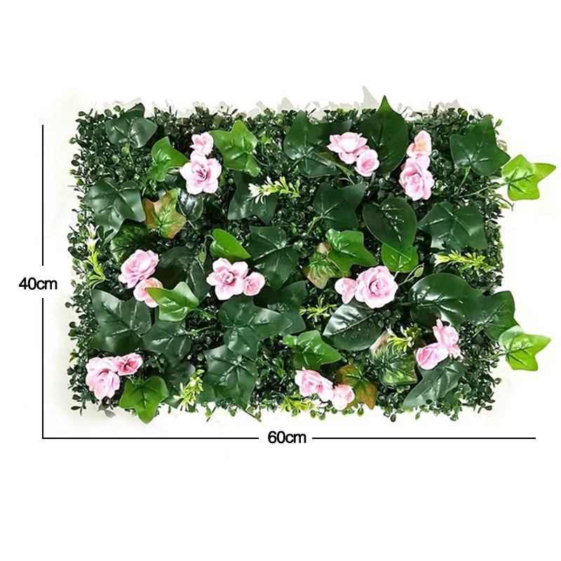 60x40cm Artificial Plant Green Wall Landscape Home Garden Jungle Decor Fake Plants Plastic Lawn Wall Panels Garden Fence Decorat 60x40cm Artificial Plant Green Wall Landscape Home Garden Jungle Decor Fake Plants Plastic Lawn Wall Panels Garden Fence Decorat
