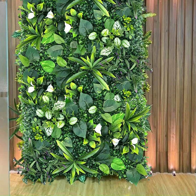 60x40cm Artificial Plant Green Wall Landscape Home Garden Jungle Decor Fake Plants Plastic Lawn Wall Panels Garden Fence Decorat 60x40cm Artificial Plant Green Wall Landscape Home Garden Jungle Decor Fake Plants Plastic Lawn Wall Panels Garden Fence Decorat