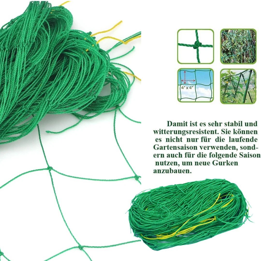 Plant Trellis Pergolas, Heavy-Duty Polyester Grow Net, Garden Trellis Netting With Square Mesh For Climbing Plants, Vegetables,