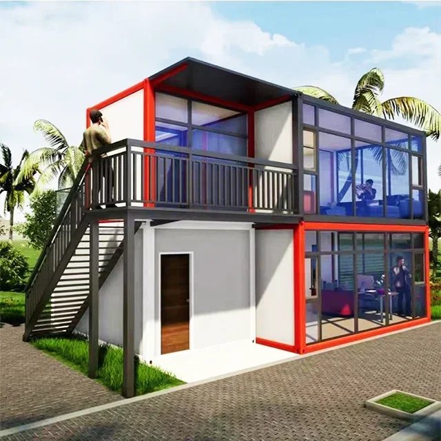 Factory Sale Folding Container House Steel Structure Movable Homes Prefab Houses