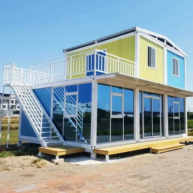 Factory Sale Folding Container House Steel Structure Movable Homes Prefab Houses