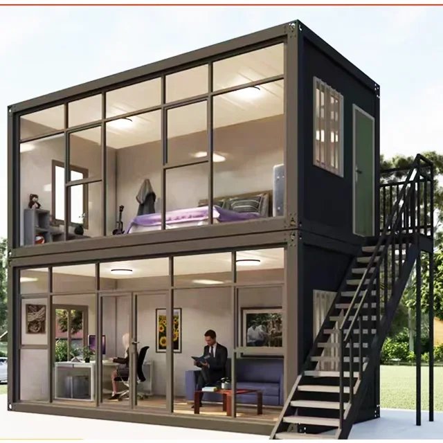 Factory Sale Folding Container House Steel Structure Movable Homes Prefab Houses