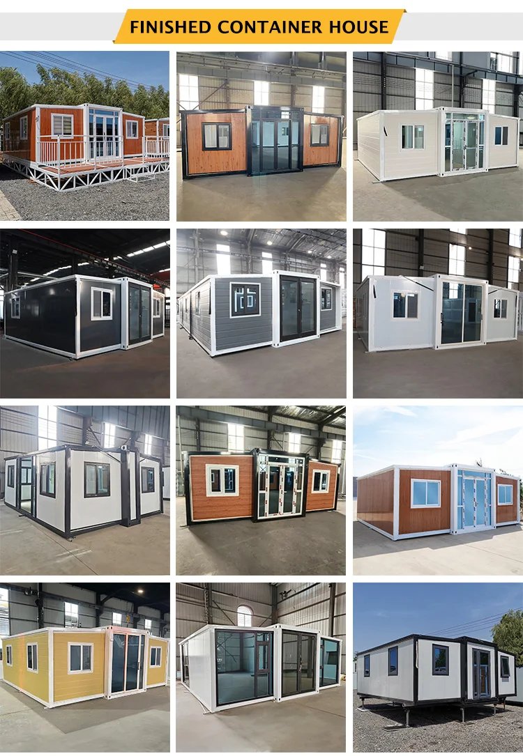 YG 20/40FT Tiny House Two-storey Innovations Container House Extendable Is Made of Carved Metal Plate with Glass Curtain Wall