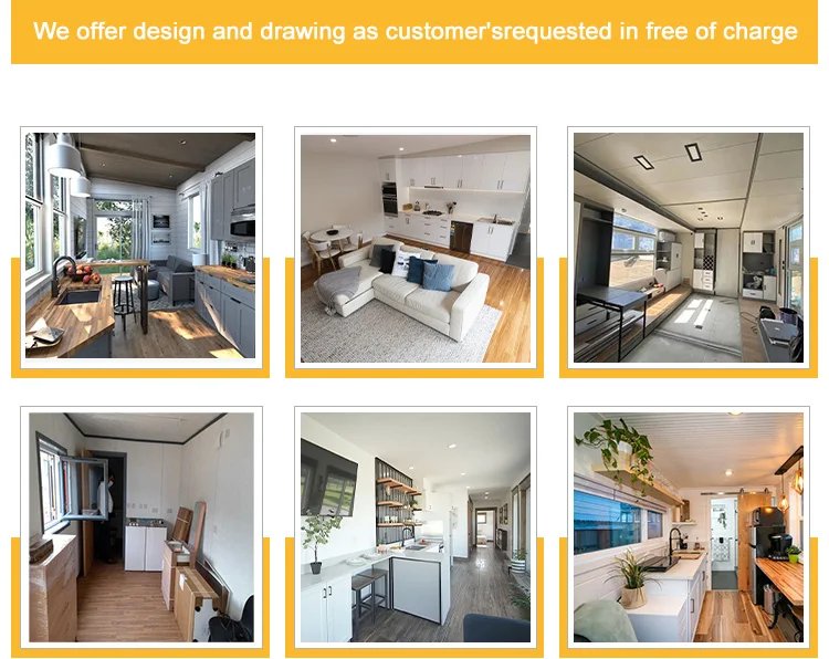 YG 20/40FT Tiny House Two-storey Innovations Container House Extendable Is Made of Carved Metal Plate with Glass Curtain Wall