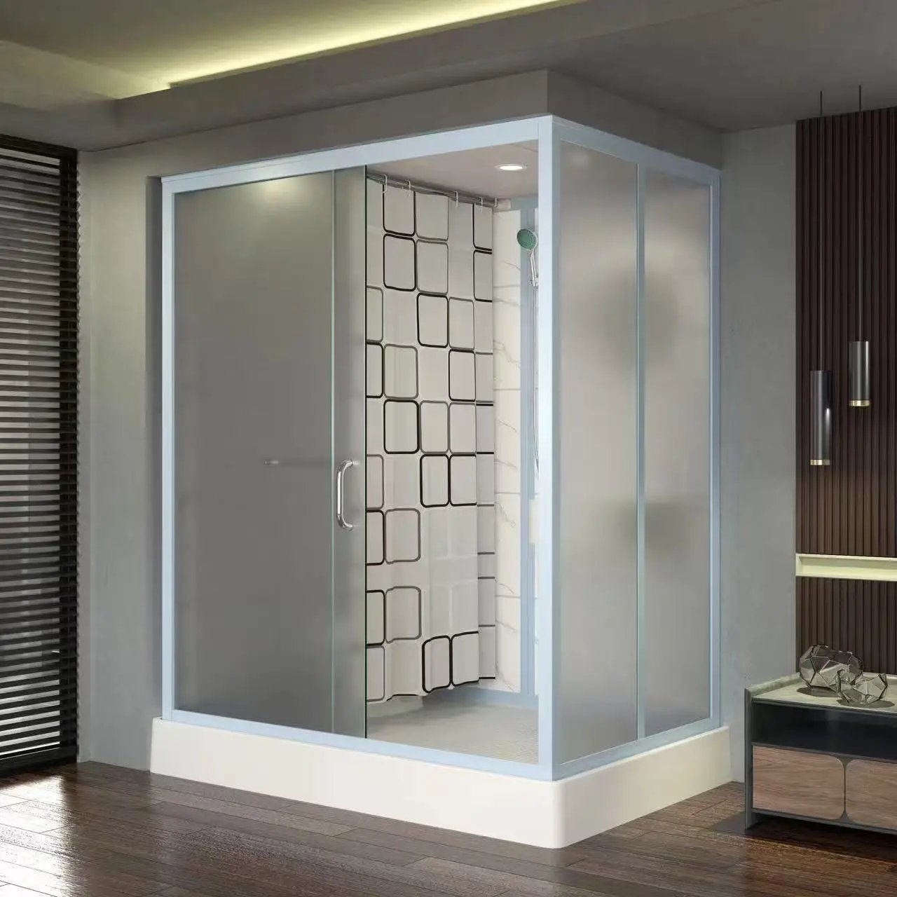 All-in-one Bathroom Hotel Tent Overall Bathroom Shower Room Finished Product Integrated Bathroom Rental Hotel Shower With Toilet (Copy)