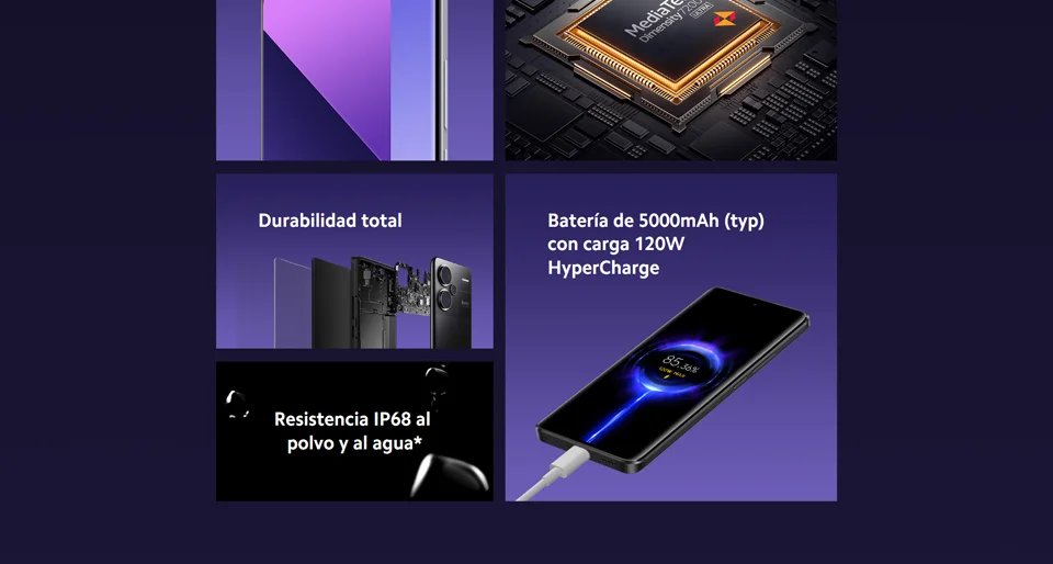 Xiaomi Redmi Note 13 Pro Plus 5g, Smartphones, Nfc, Mediatek Dimensity 7200-Ultra, 120W Charging, 5000Mah Battery (Typ), 200Mp Camera, 120Hz, Local Warranty, Global Version