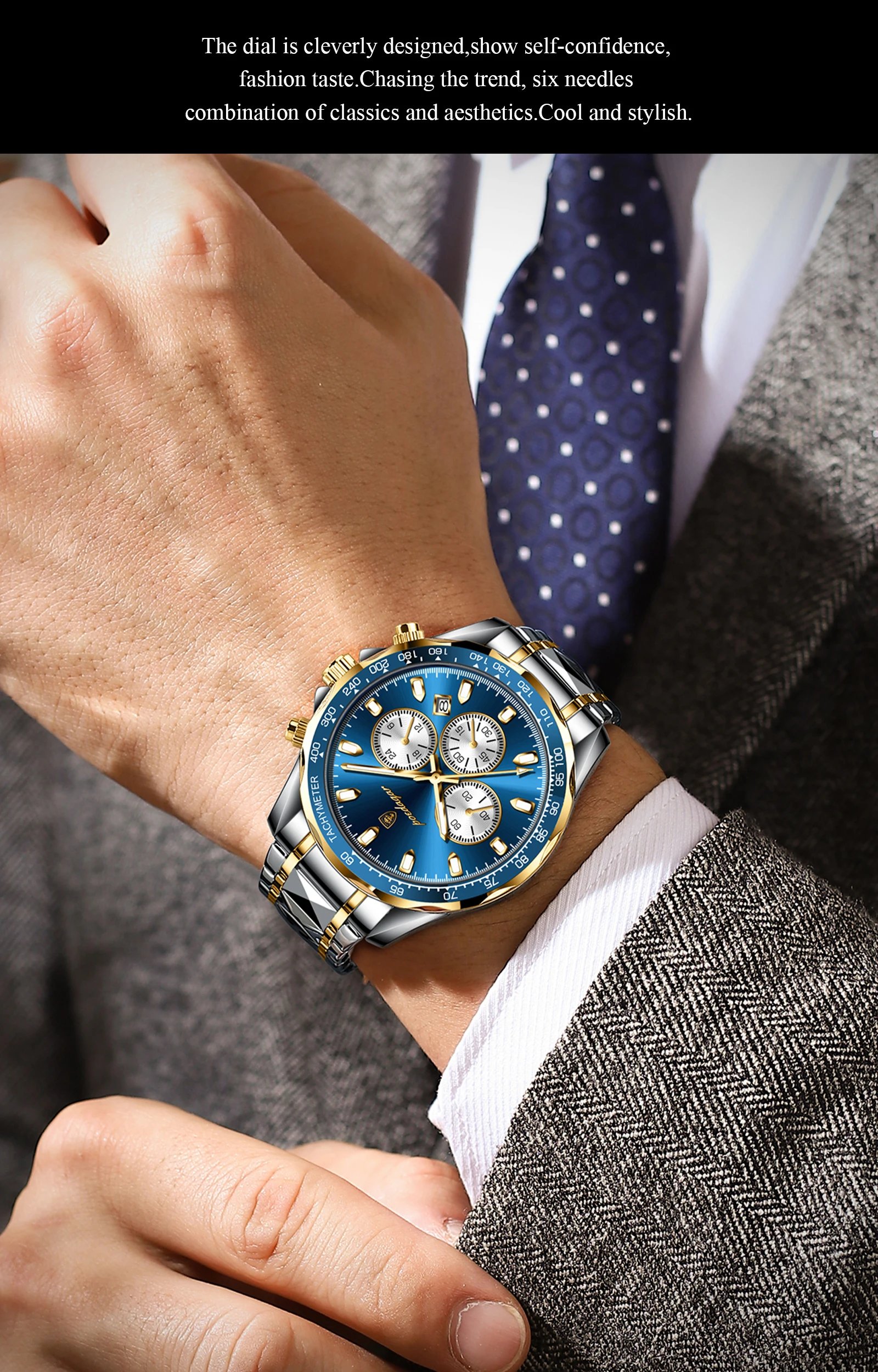 POEDAGAR Luxury Sports Men Watch Waterproof Luminous Date Chronograph Man Wristwatch Stainless Steel Casual Quartz Men’s Watches POEDAGAR Luxury Sports Men Watch Waterproof Luminous Date Chronograph Man Wristwatch Stainless Steel Casual Quartz Men’s Watches