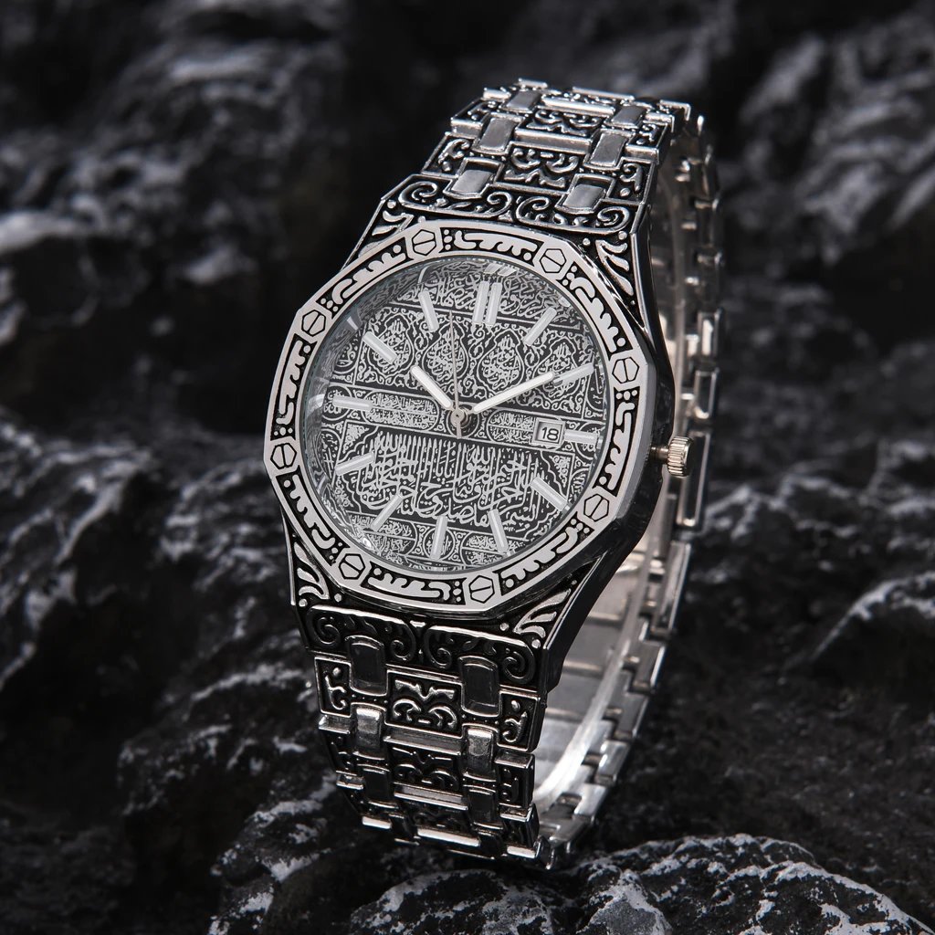 New Hot Watches Fashion Men Stainless Steel Watch Luxury Calendar Quartz Wristwatch Business Watches Man Clock Relogio Masculino