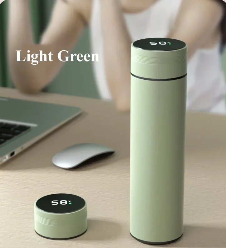 500ML Tea Water Separation Intelligent Insulated Mug Thermos Flask Stainless Steel Vacuum Kettle Coffee Mug Thermos Mug