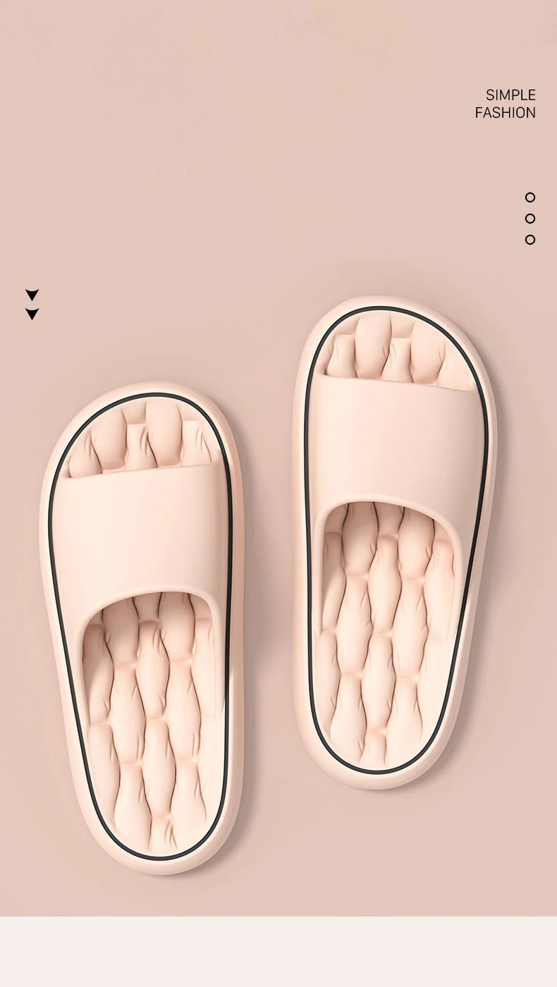 Super Light Soft Slippers Simple Fashion Slides EVA Elastic Shoes Colorful Sneakers In Door Bathroom Flip Flops