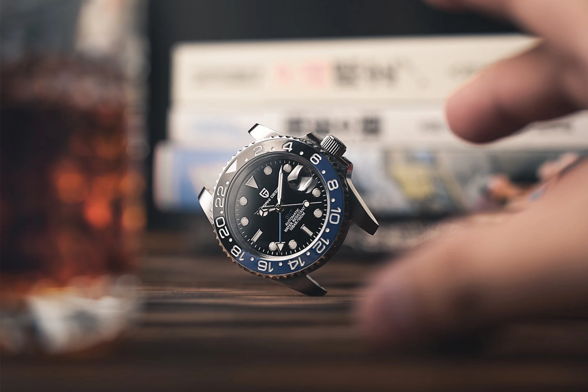 PAGANI DESIGN GMT Watches Men's Luxury Automatic Mechanical Wristwatch Sapphire Glass 40MM Stainless Steel Waterproof Watch PAGANI DESIGN GMT Watches Men's Luxury Automatic Mechanical Wristwatch Sapphire Glass 40MM Stainless Steel Waterproof Watch