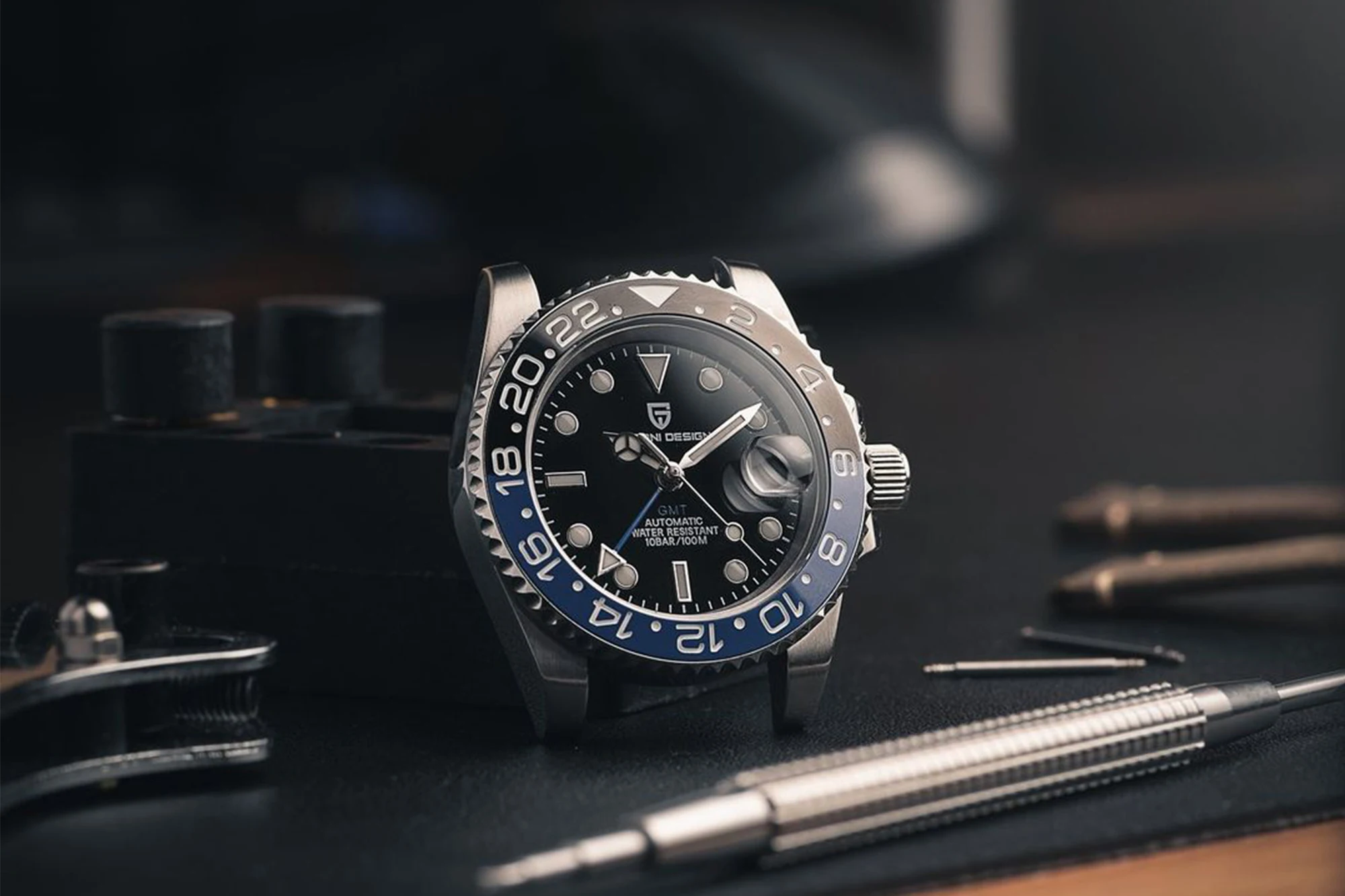 PAGANI DESIGN GMT Watches Men's Luxury Automatic Mechanical Wristwatch Sapphire Glass 40MM Stainless Steel Waterproof Watch PAGANI DESIGN GMT Watches Men's Luxury Automatic Mechanical Wristwatch Sapphire Glass 40MM Stainless Steel Waterproof Watch