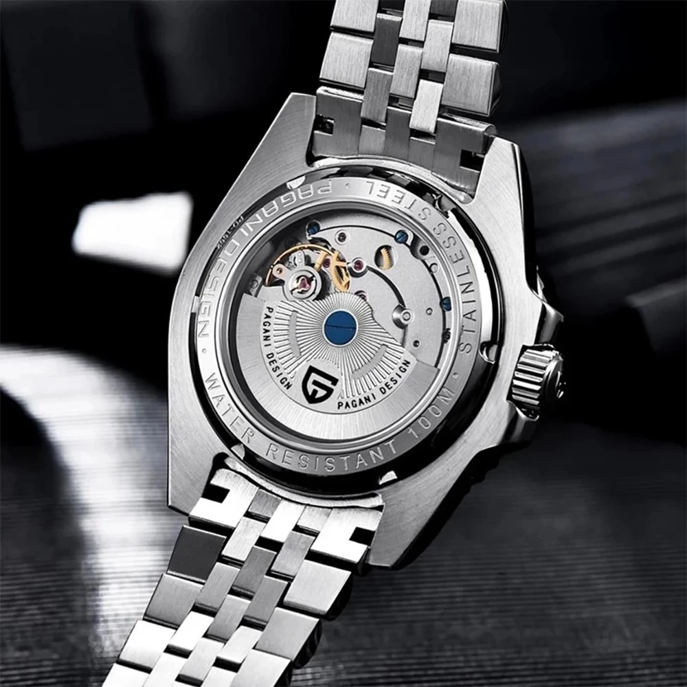 PAGANI DESIGN GMT Watches Men's Luxury Automatic Mechanical Wristwatch Sapphire Glass 40MM Stainless Steel Waterproof Watch PAGANI DESIGN GMT Watches Men's Luxury Automatic Mechanical Wristwatch Sapphire Glass 40MM Stainless Steel Waterproof Watch