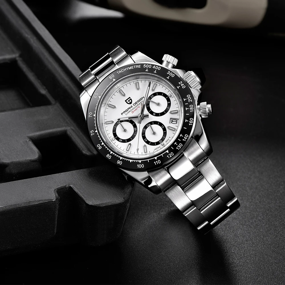 PAGANI DESIGN 2024 New PD-1644 Meteorite Dial Fashion Men Quartz Wristwatches 100M Sapphire Glass Chronograph relogio masculino PAGANI DESIGN 2024 New PD-1644 Meteorite Dial Fashion Men Quartz Wristwatches 100M Sapphire Glass Chronograph relogio masculino