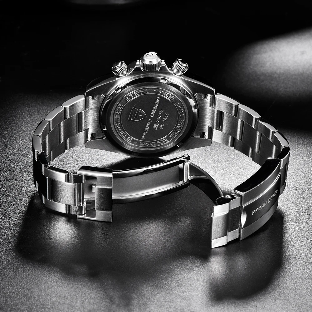 PAGANI DESIGN 2024 New PD-1644 Meteorite Dial Fashion Men Quartz Wristwatches 100M Sapphire Glass Chronograph relogio masculino PAGANI DESIGN 2024 New PD-1644 Meteorite Dial Fashion Men Quartz Wristwatches 100M Sapphire Glass Chronograph relogio masculino