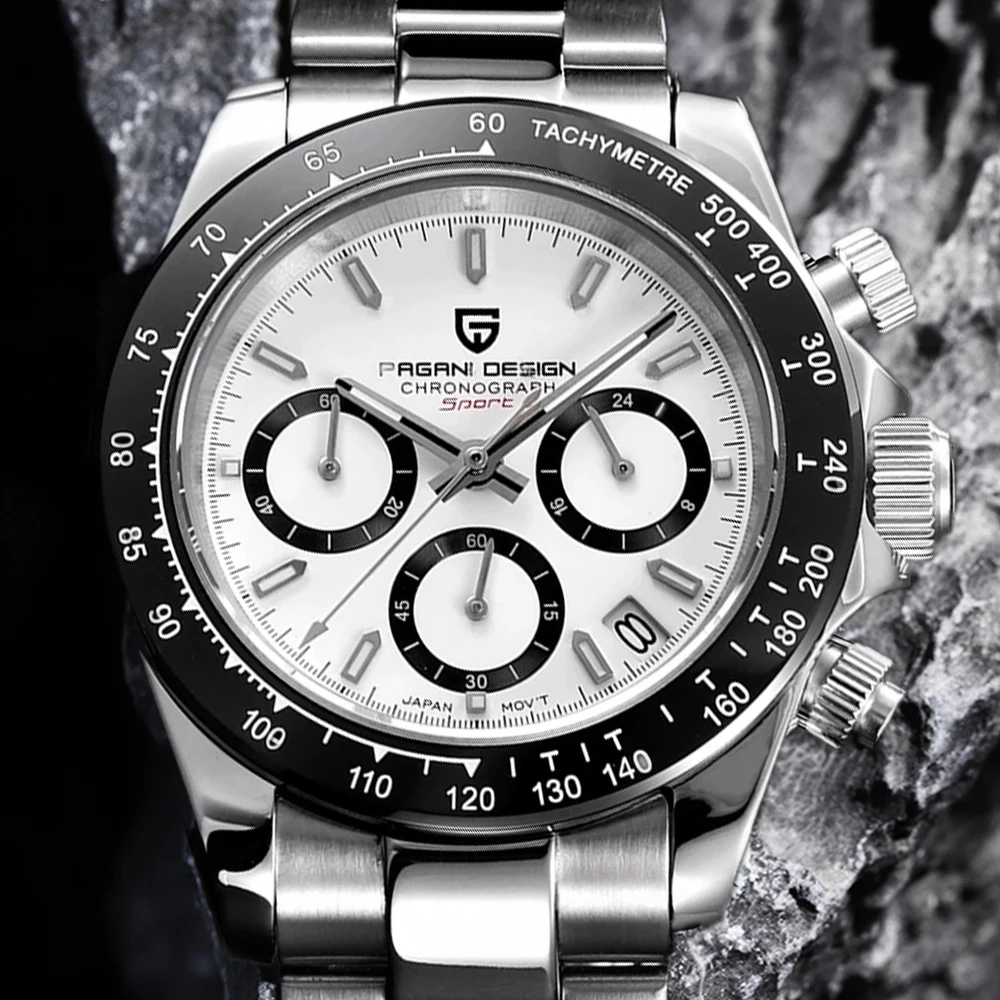PAGANI DESIGN 2024 New PD-1644 Meteorite Dial Fashion Men Quartz Wristwatches 100M Sapphire Glass Chronograph relogio masculino PAGANI DESIGN 2024 New PD-1644 Meteorite Dial Fashion Men Quartz Wristwatches 100M Sapphire Glass Chronograph relogio masculino