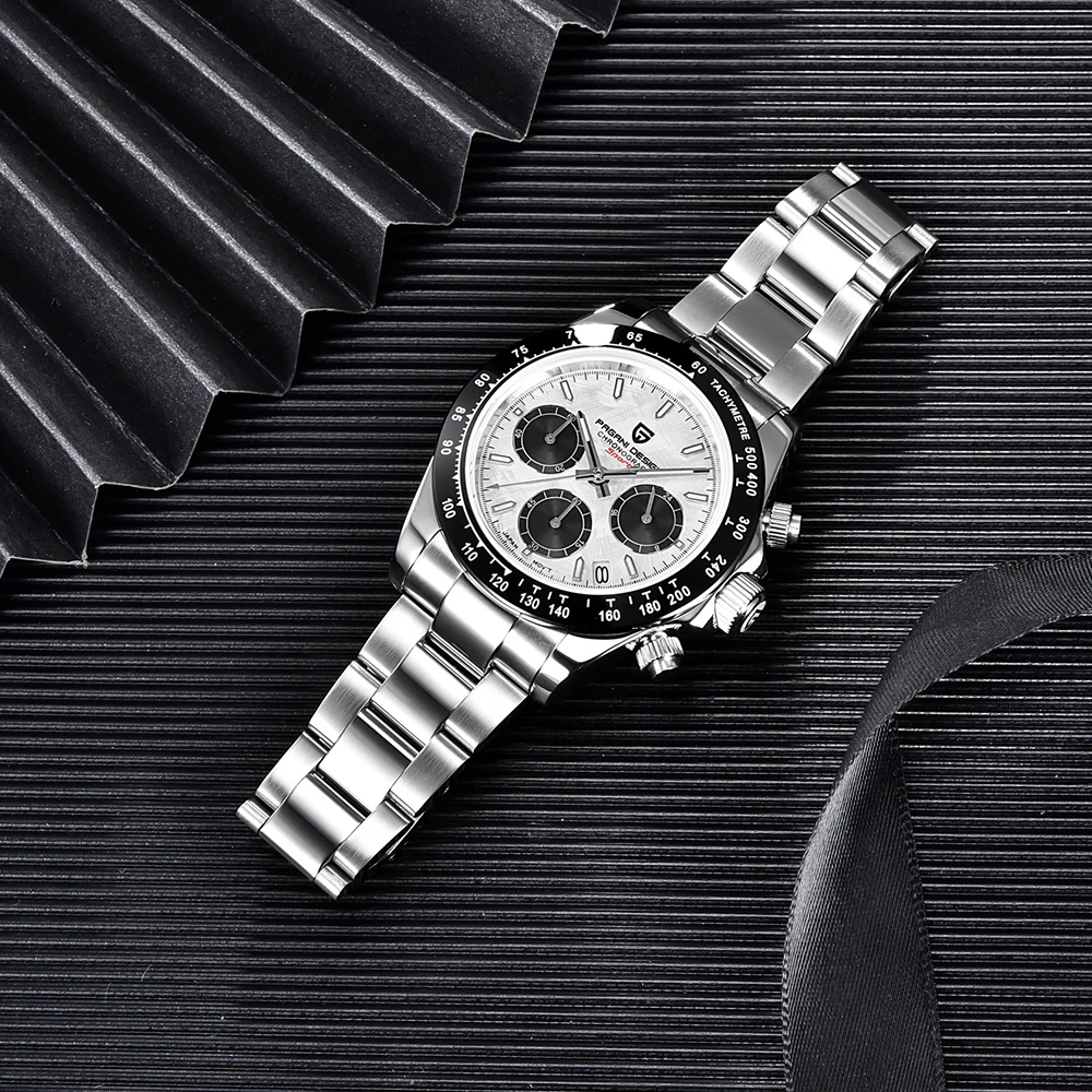 PAGANI DESIGN 2024 New PD-1644 Meteorite Dial Fashion Men Quartz Wristwatches 100M Sapphire Glass Chronograph relogio masculino PAGANI DESIGN 2024 New PD-1644 Meteorite Dial Fashion Men Quartz Wristwatches 100M Sapphire Glass Chronograph relogio masculino