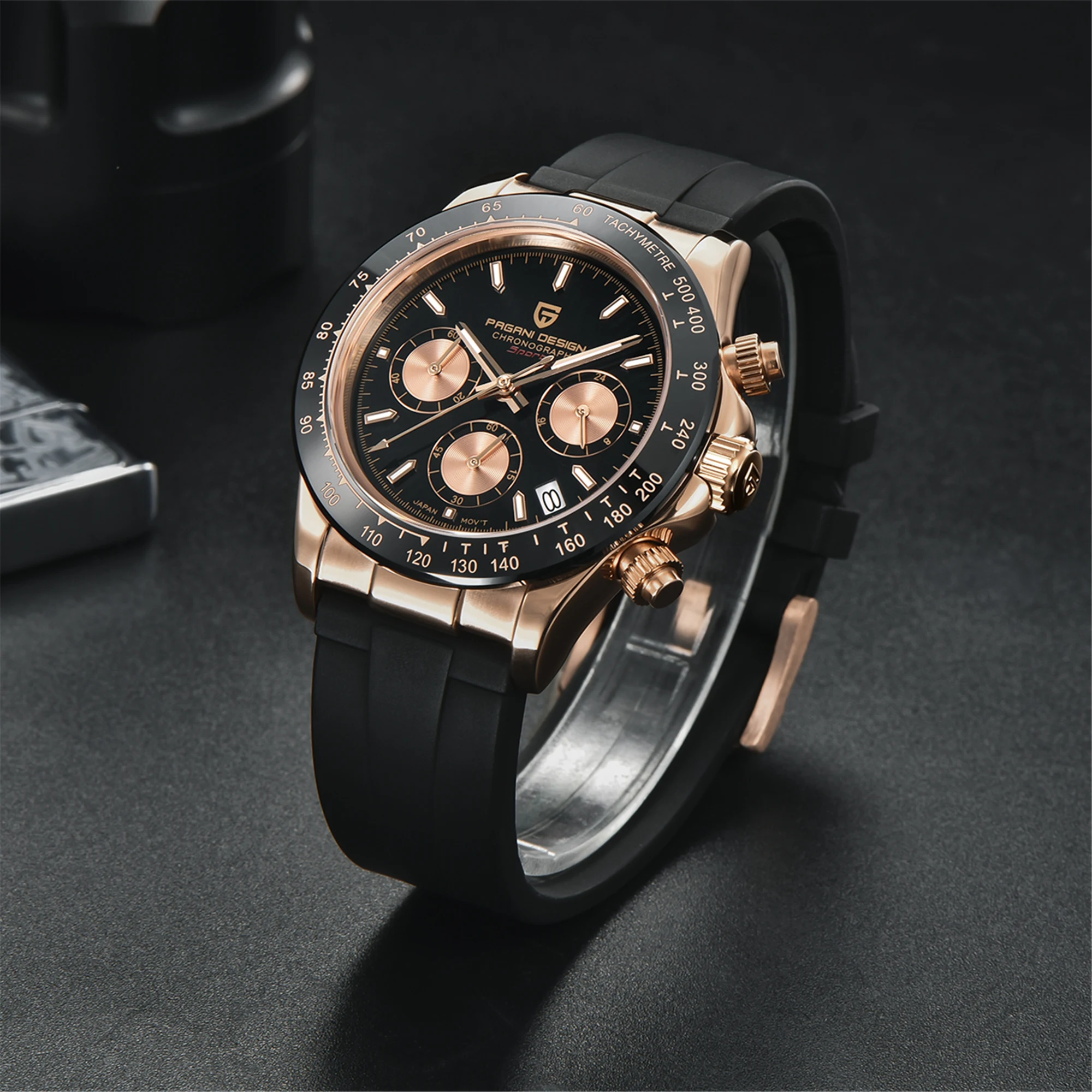 PAGANI DESIGN-Men's Quartz Watches, Sapphire, Automatic Date, Chronograph, Japan VK63, Waterproof Watch, Top Brand, New, 2024 PAGANI DESIGN-Men's Quartz Watches, Sapphire, Automatic Date, Chronograph, Japan VK63, Waterproof Watch, Top Brand, New, 2024