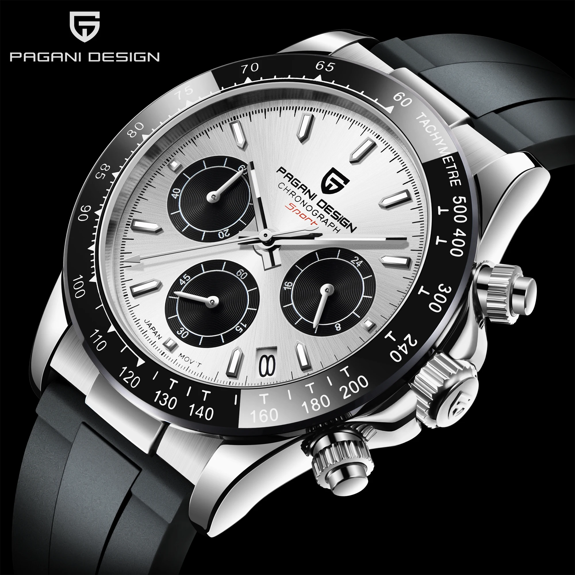 PAGANI DESIGN-Men's Quartz Watches, Sapphire, Automatic Date, Chronograph, Japan VK63, Waterproof Watch, Top Brand, New, 2024 PAGANI DESIGN-Men's Quartz Watches, Sapphire, Automatic Date, Chronograph, Japan VK63, Waterproof Watch, Top Brand, New, 2024