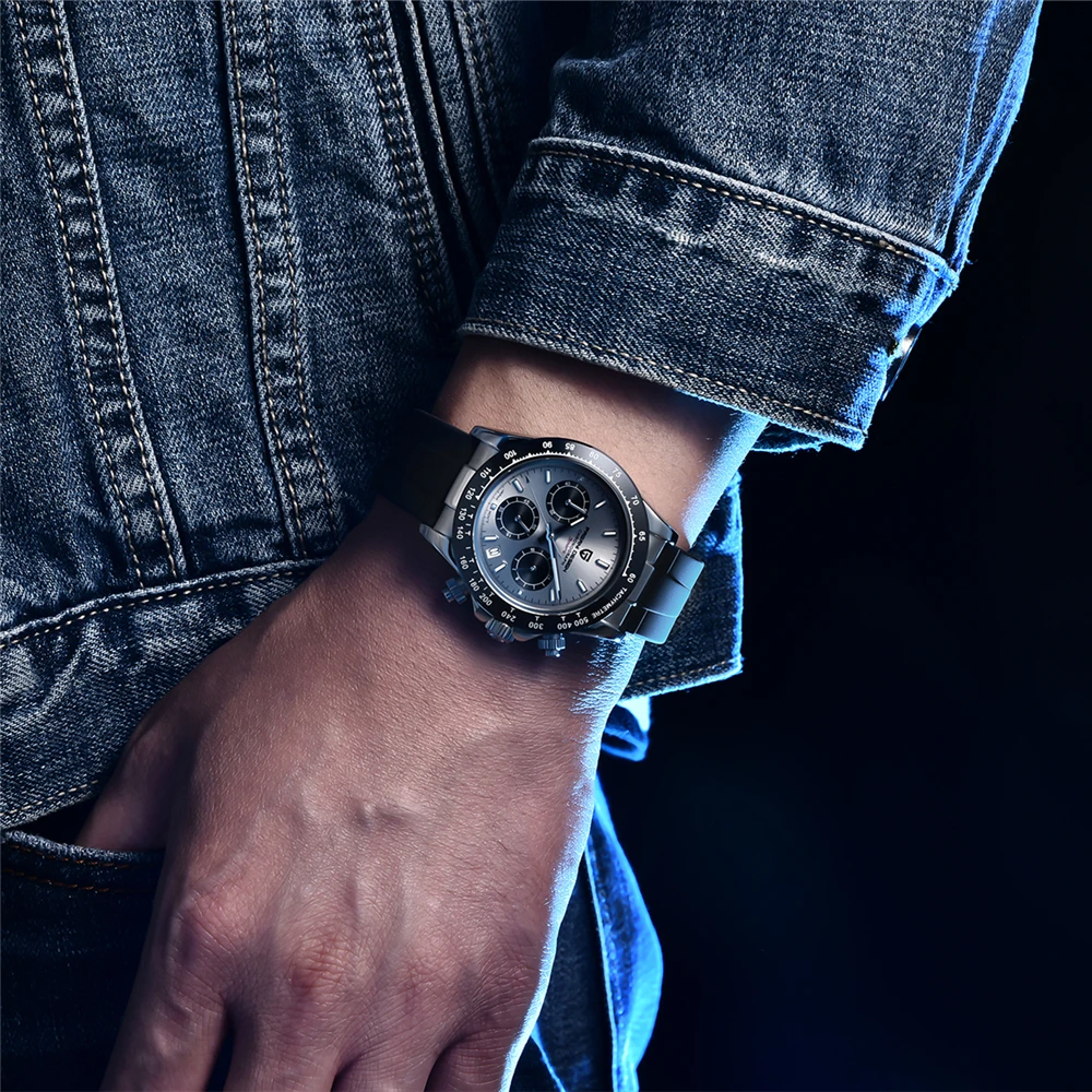 PAGANI DESIGN-Men's Quartz Watches, Sapphire, Automatic Date, Chronograph, Japan VK63, Waterproof Watch, Top Brand, New, 2024 PAGANI DESIGN-Men's Quartz Watches, Sapphire, Automatic Date, Chronograph, Japan VK63, Waterproof Watch, Top Brand, New, 2024