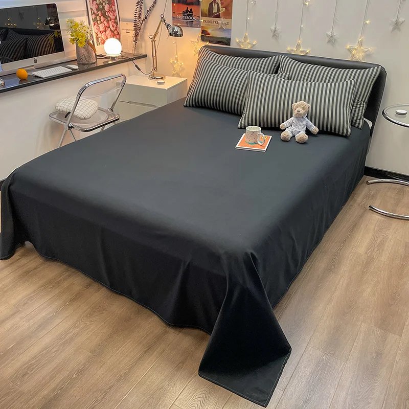 Nordic Plaid Pattern Wash Cotton Bedding Set Duvet Cover Pillowcase Bed Sheet Set Comforter Cover Bed Linens Set Queen King Size