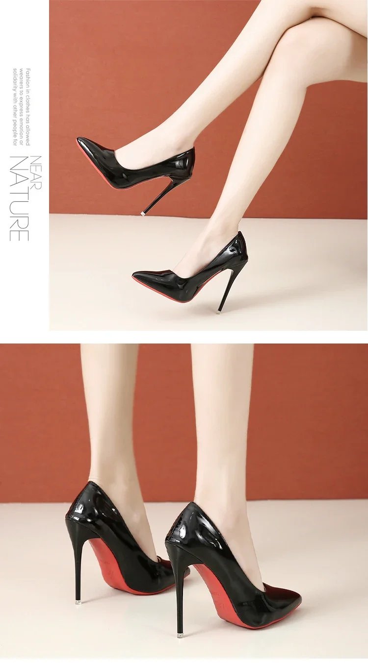 Sexy Super High Ethnic Pumps with Thin Heels and Pointed Toe for Office & Career Red Bottom High Heels Plus Size Heels 44 45 Sexy Super High Ethnic Pumps with Thin Heels and Pointed Toe for Office & Career Red Bottom High Heels Plus Size Heels 44 45