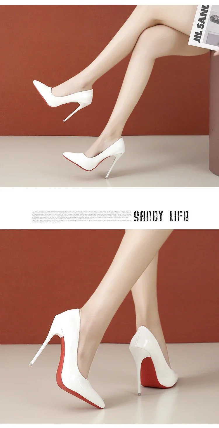 Sexy Super High Ethnic Pumps with Thin Heels and Pointed Toe for Office & Career Red Bottom High Heels Plus Size Heels 44 45 Sexy Super High Ethnic Pumps with Thin Heels and Pointed Toe for Office & Career Red Bottom High Heels Plus Size Heels 44 45
