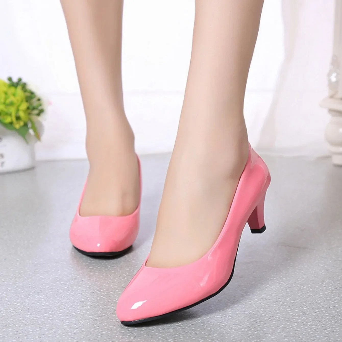 Women Pumps Nude Shallow Mouth Women Shoes New Fashion Office Work Wedding Party Shoes Ladies Low Heel Shoes Summer Heels Woeman