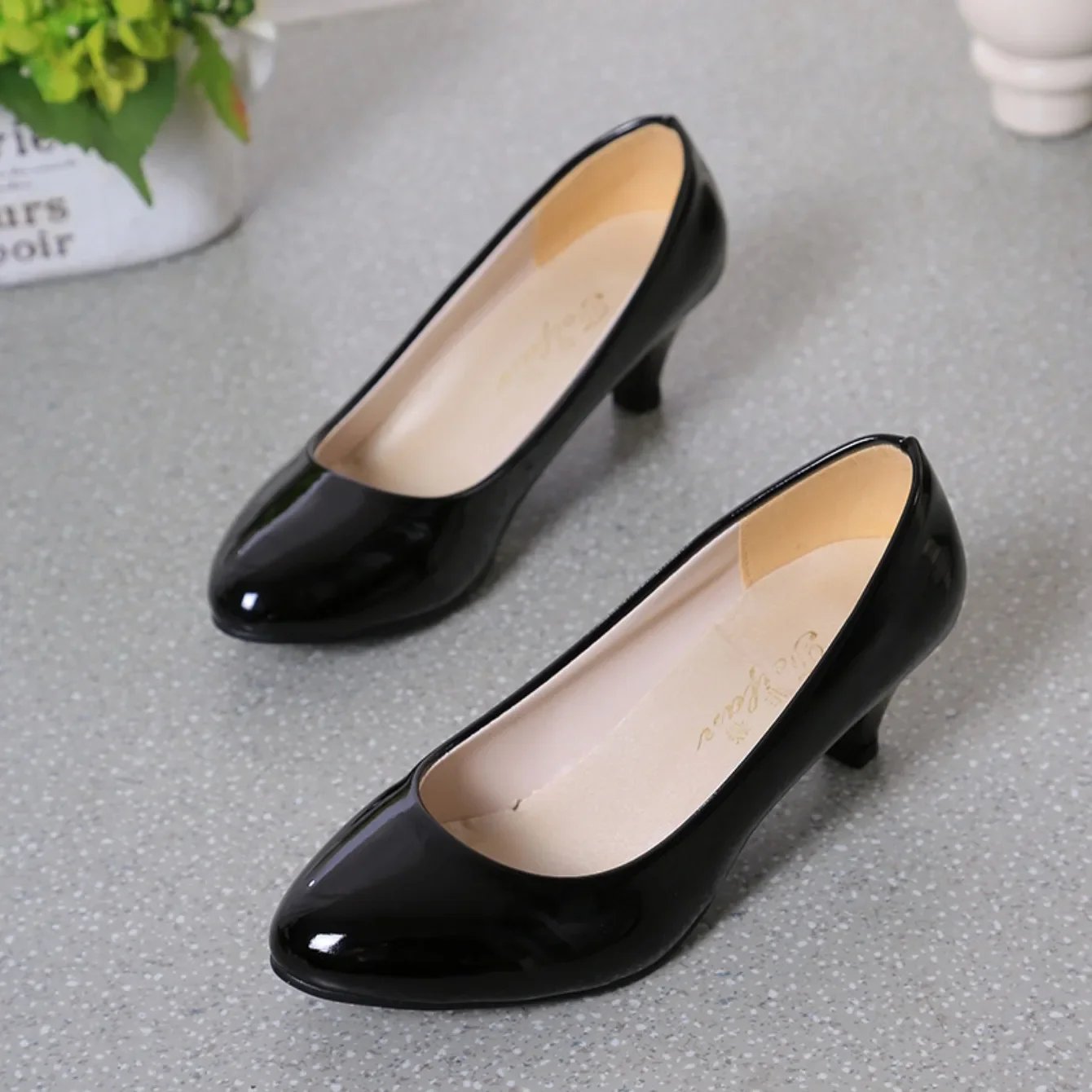 Women Pumps Nude Shallow Mouth Women Shoes New Fashion Office Work Wedding Party Shoes Ladies Low Heel Shoes Summer Heels Woeman
