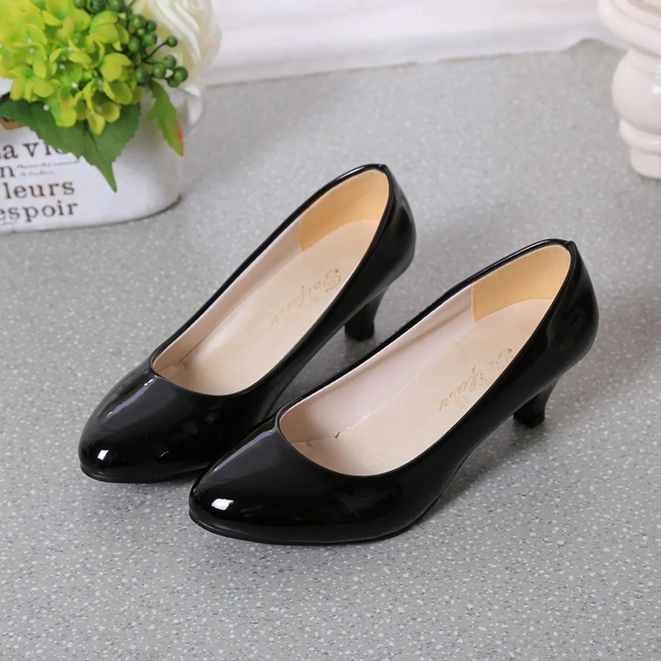 Women Pumps Nude Shallow Mouth Women Shoes New Fashion Office Work Wedding Party Shoes Ladies Low Heel Shoes Summer Heels Woeman