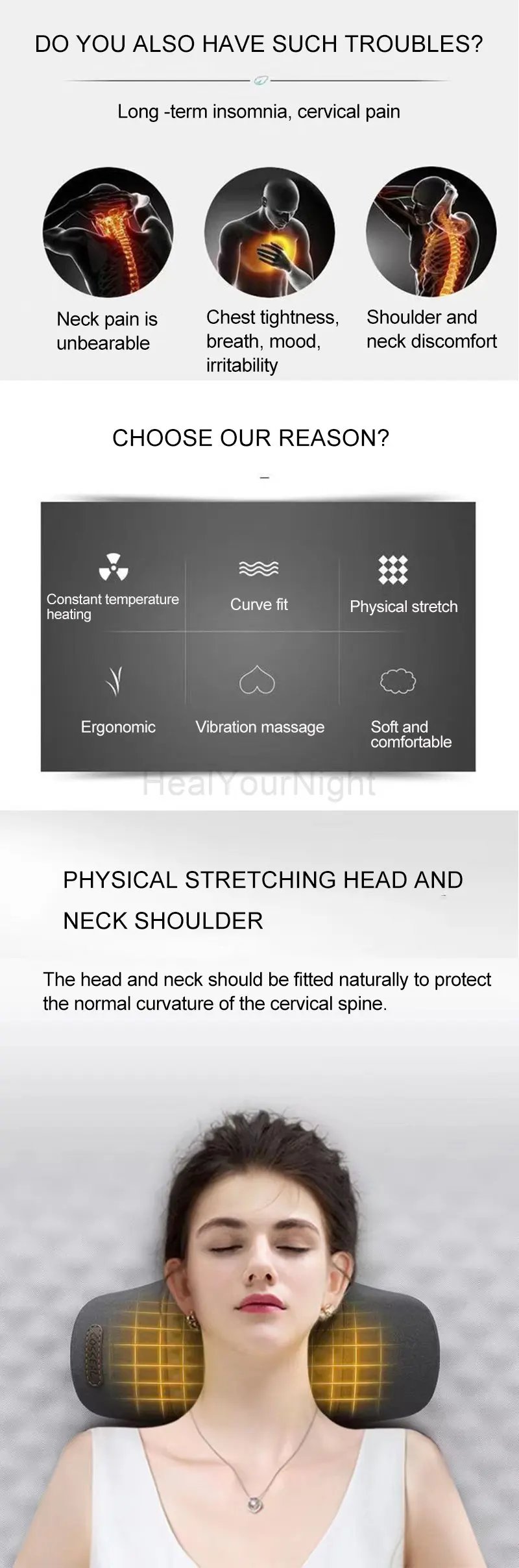 Waist Pillow Bed Sleeping Waist Protection Pad Electric Massage Lying Flat Waist Pain Waist Support Heating Vibrating Sleep Pad Waist Pillow Bed Sleeping Waist Protection Pad Electric Massage Lying Flat Waist Pain Waist Support Heating Vibrating Sleep Pad
