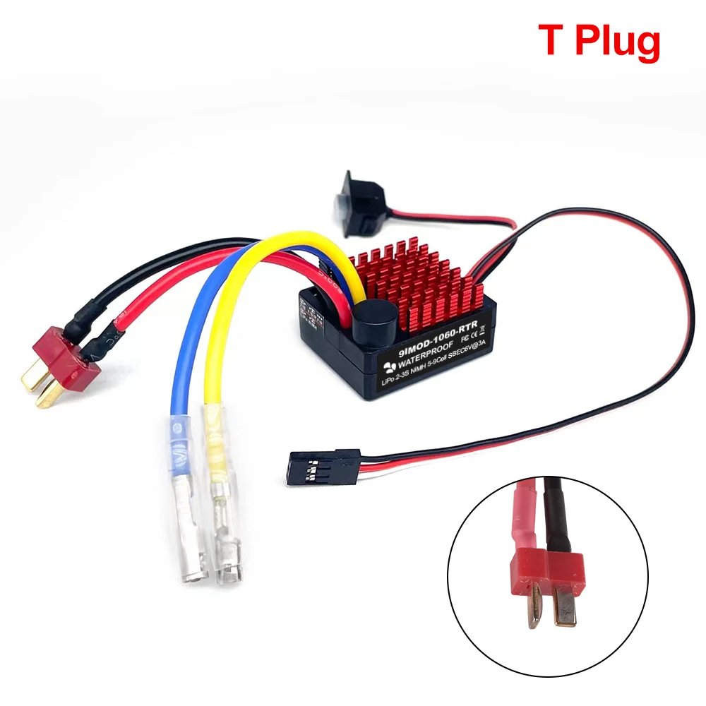9IMOD 60A Brushed Fahrregler Fahrtenregler Speed Controller ESC für 1/10 RC Car 9IMOD 60A Brushed Fahrregler Fahrtenregler Speed Controller ESC für 1/10 RC Car