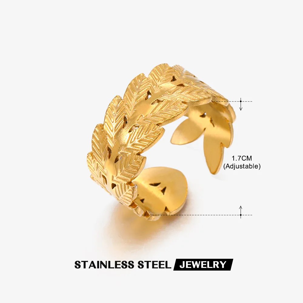 316L Stainless Steel Rings for Women Gold Color Rings Women's Ring Female Male Luxury Quality Jewelry Accessories Free Shipping