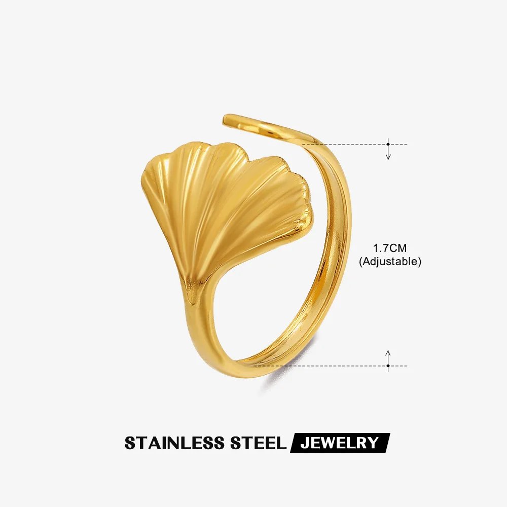 316L Stainless Steel Rings for Women Gold Color Rings Women's Ring Female Male Luxury Quality Jewelry Accessories Free Shipping