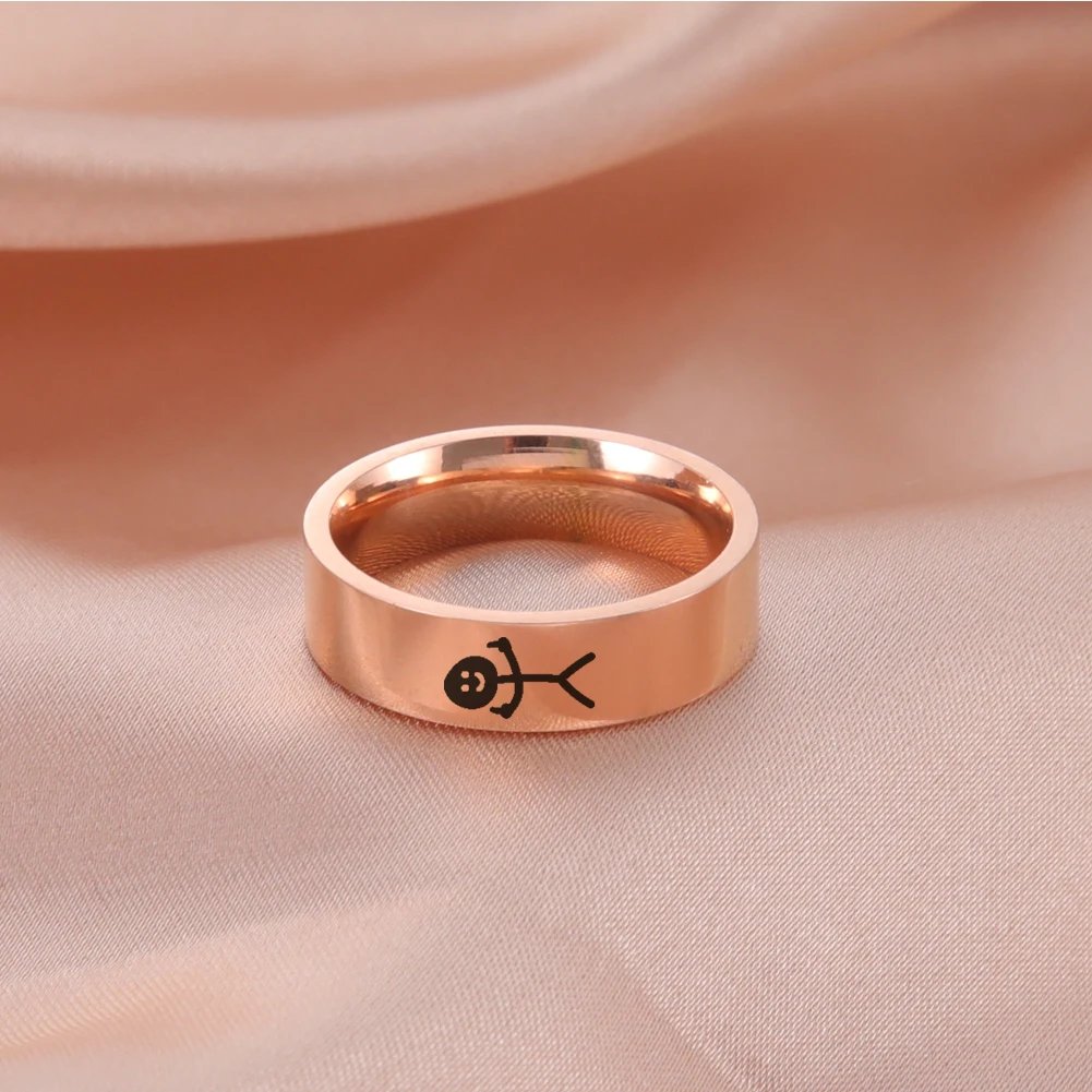Dreamtimes Simple Trend Funny Middle Finger Stickman Ring Hip Hop Fuxk You Doodle Rings For Man Couple Party New Gifts Jewelry Dreamtimes Simple Trend Funny Middle Finger Stickman Ring Hip Hop Fuxk You Doodle Rings For Man Couple Party New Gifts Jewelry