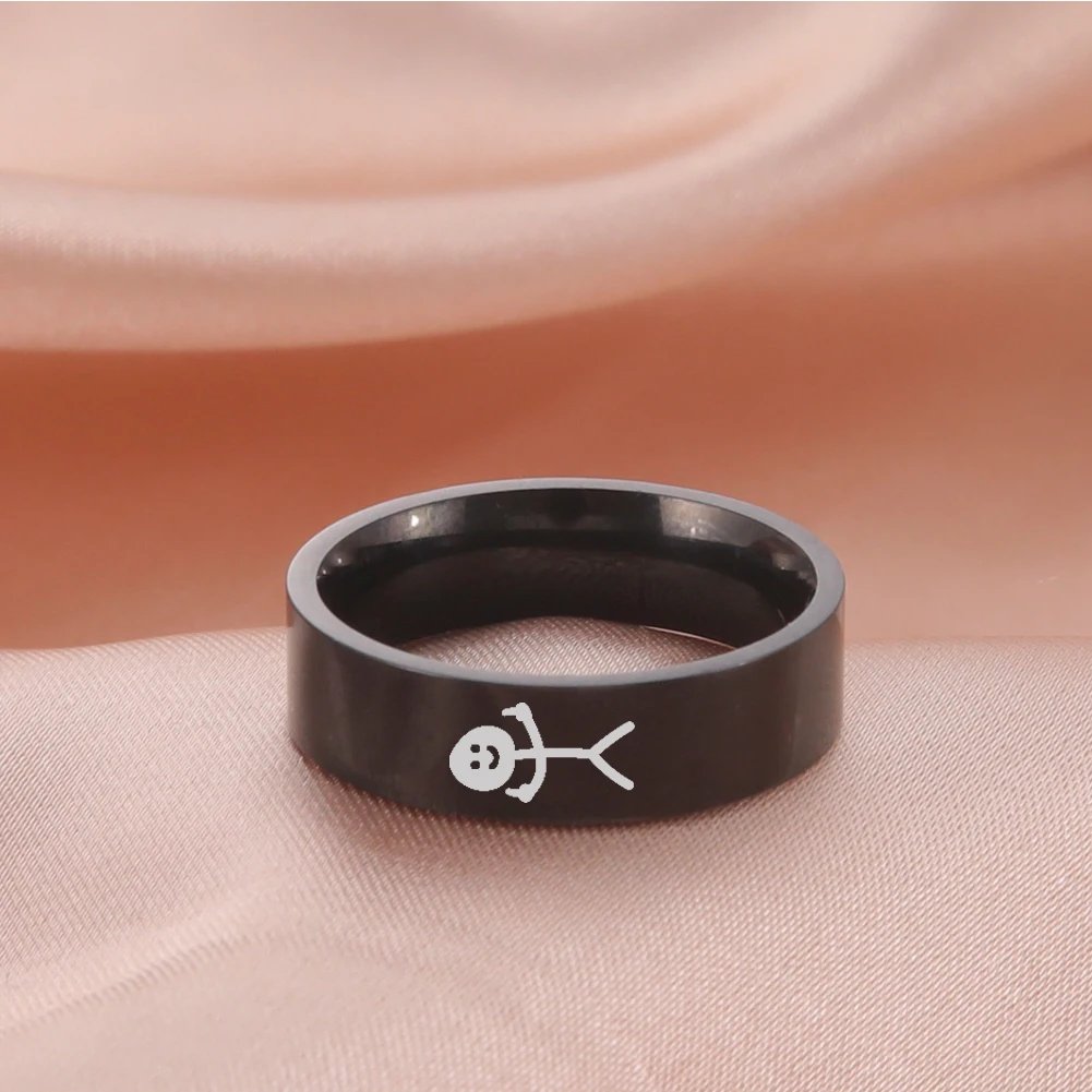 Dreamtimes Simple Trend Funny Middle Finger Stickman Ring Hip Hop Fuxk You Doodle Rings For Man Couple Party New Gifts Jewelry Dreamtimes Simple Trend Funny Middle Finger Stickman Ring Hip Hop Fuxk You Doodle Rings For Man Couple Party New Gifts Jewelry