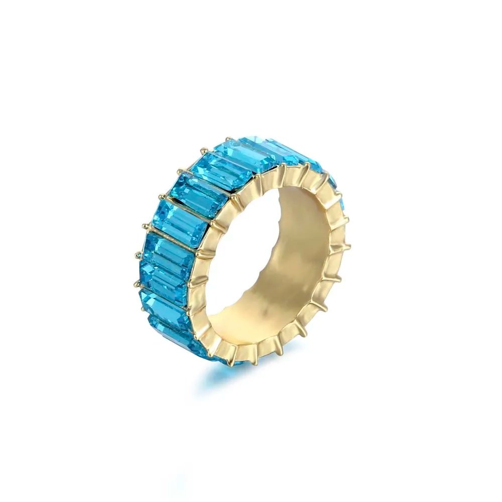 High Quality Rainbow Ring Cubic Engagement Ring for Women Eternity Colors Ring Females Jewelry Accessories Wholesale High Quality Rainbow Ring Cubic Engagement Ring for Women Eternity Colors Ring Females Jewelry Accessories Wholesale