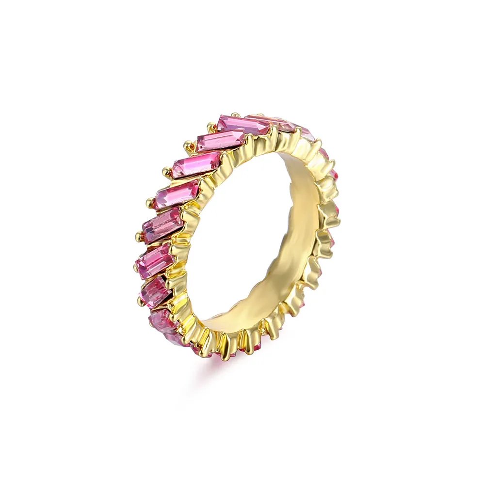 High Quality Rainbow Ring Cubic Engagement Ring for Women Eternity Colors Ring Females Jewelry Accessories Wholesale High Quality Rainbow Ring Cubic Engagement Ring for Women Eternity Colors Ring Females Jewelry Accessories Wholesale