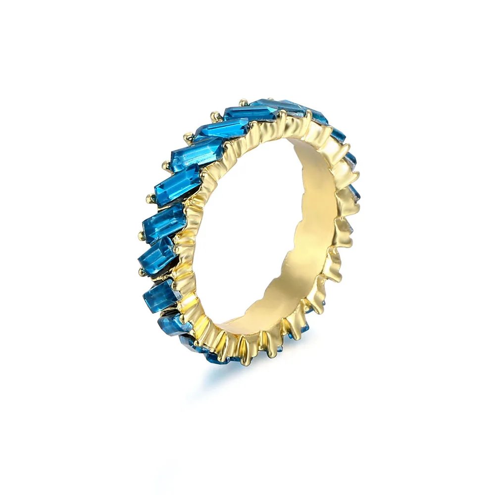 High Quality Rainbow Ring Cubic Engagement Ring for Women Eternity Colors Ring Females Jewelry Accessories Wholesale High Quality Rainbow Ring Cubic Engagement Ring for Women Eternity Colors Ring Females Jewelry Accessories Wholesale