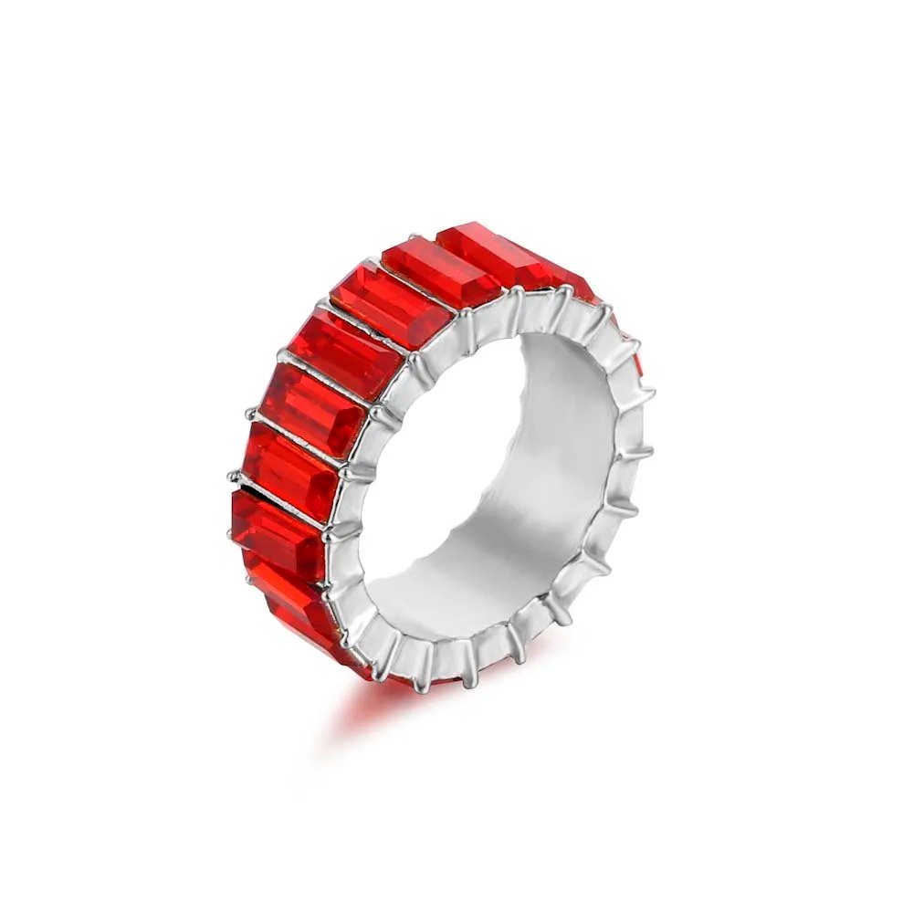 High Quality Rainbow Ring Cubic Engagement Ring for Women Eternity Colors Ring Females Jewelry Accessories Wholesale High Quality Rainbow Ring Cubic Engagement Ring for Women Eternity Colors Ring Females Jewelry Accessories Wholesale