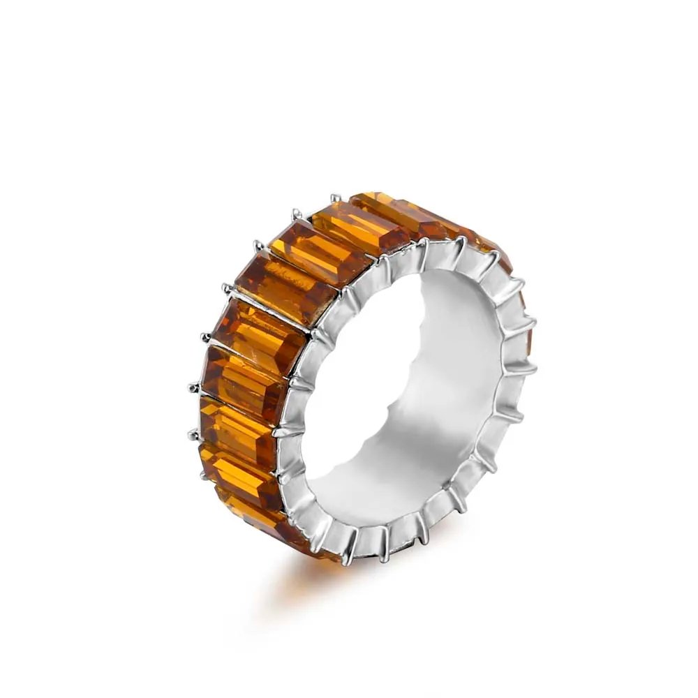 High Quality Rainbow Ring Cubic Engagement Ring for Women Eternity Colors Ring Females Jewelry Accessories Wholesale High Quality Rainbow Ring Cubic Engagement Ring for Women Eternity Colors Ring Females Jewelry Accessories Wholesale