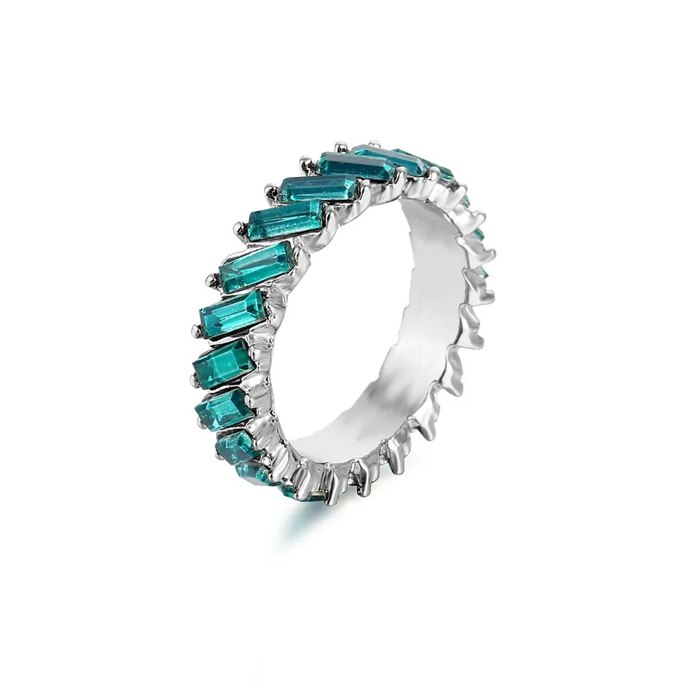 High Quality Rainbow Ring Cubic Engagement Ring for Women Eternity Colors Ring Females Jewelry Accessories Wholesale High Quality Rainbow Ring Cubic Engagement Ring for Women Eternity Colors Ring Females Jewelry Accessories Wholesale