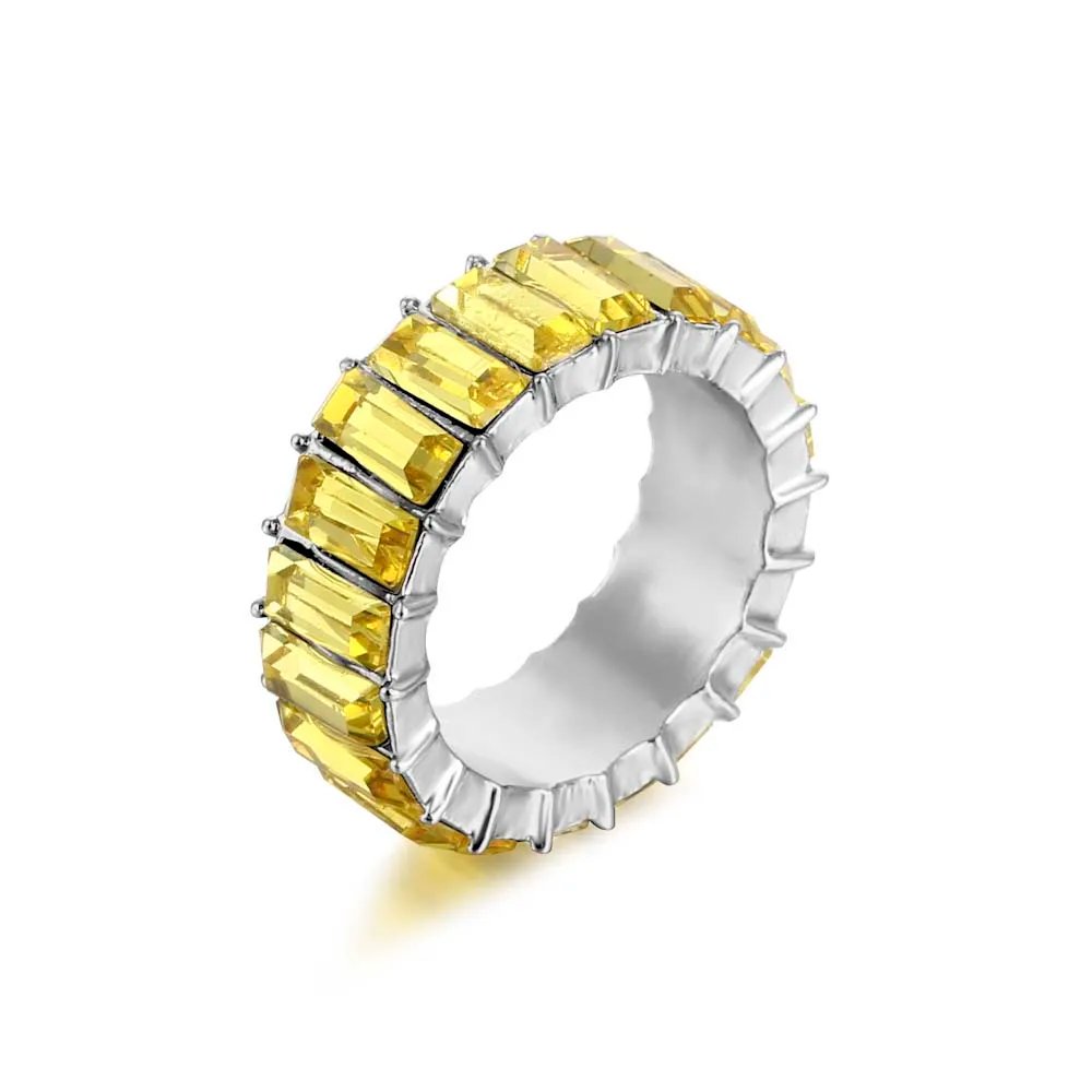 High Quality Rainbow Ring Cubic Engagement Ring for Women Eternity Colors Ring Females Jewelry Accessories Wholesale High Quality Rainbow Ring Cubic Engagement Ring for Women Eternity Colors Ring Females Jewelry Accessories Wholesale
