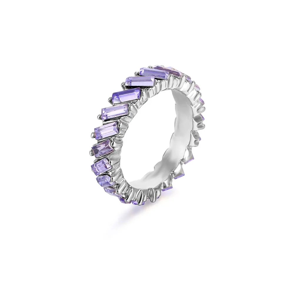 High Quality Rainbow Ring Cubic Engagement Ring for Women Eternity Colors Ring Females Jewelry Accessories Wholesale High Quality Rainbow Ring Cubic Engagement Ring for Women Eternity Colors Ring Females Jewelry Accessories Wholesale