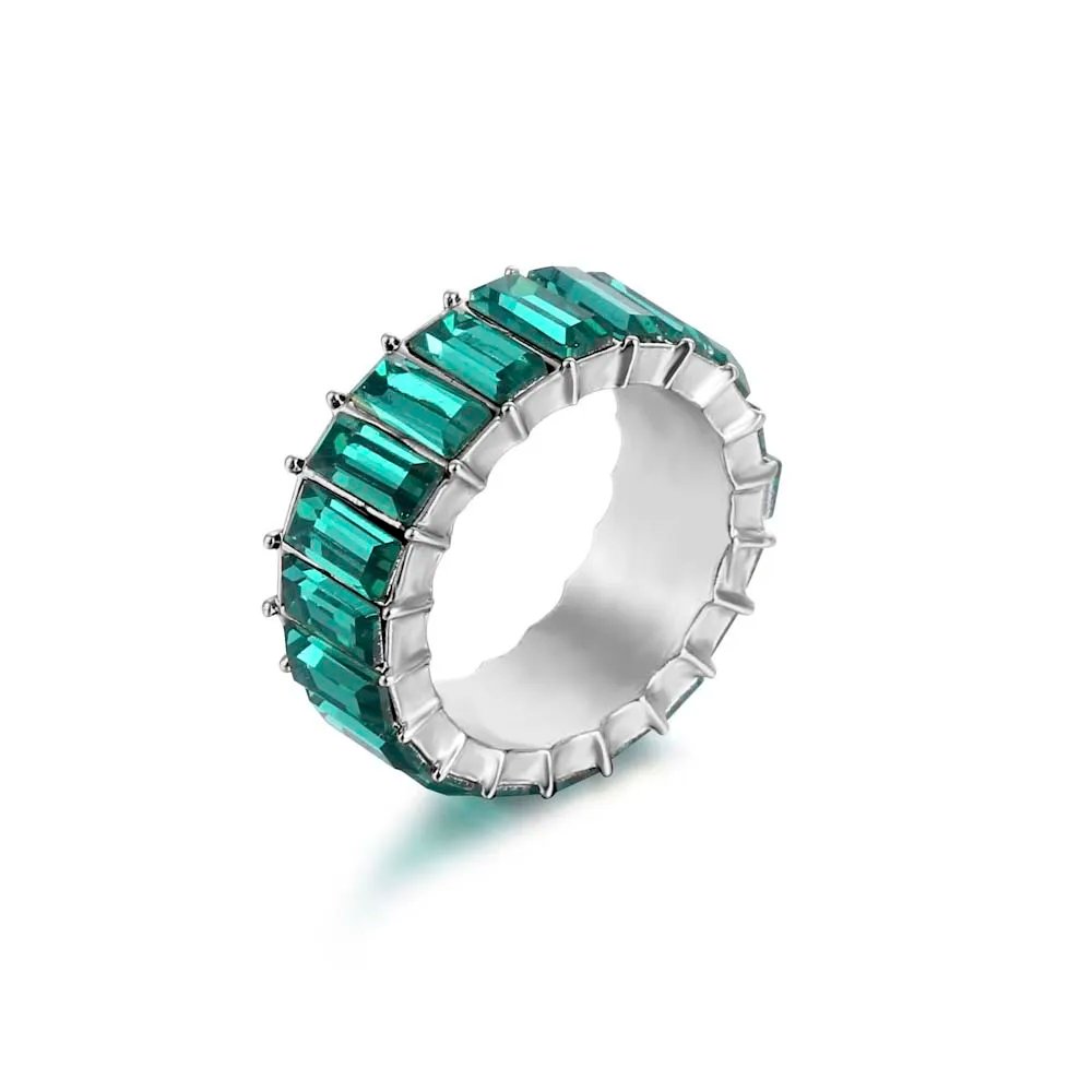 High Quality Rainbow Ring Cubic Engagement Ring for Women Eternity Colors Ring Females Jewelry Accessories Wholesale High Quality Rainbow Ring Cubic Engagement Ring for Women Eternity Colors Ring Females Jewelry Accessories Wholesale