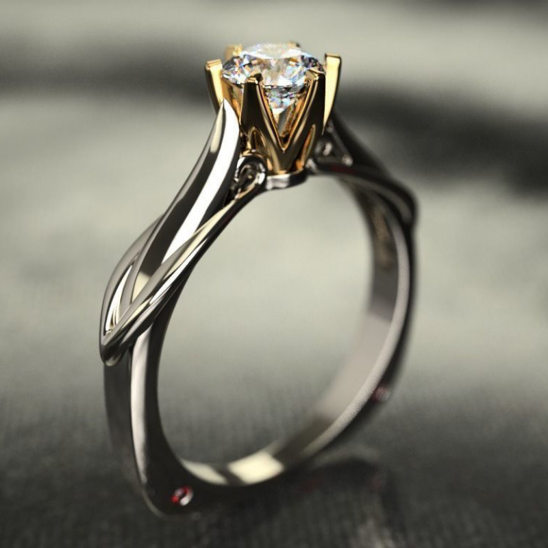 Pure 18K Gold Ring for Women Natural Moissanit Rings with Gemstones Beautiful Jewelry Couples Wedding Accessories New Trend 2023 Pure 18K Gold Ring for Women Natural Moissanit Rings with Gemstones Beautiful Jewelry Couples Wedding Accessories New Trend 2023