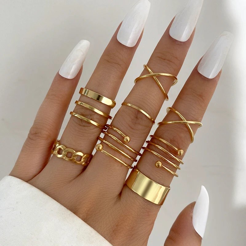 Vintage Hollow Heart Butterfly Rings Set For Women Metal Silver Color Geometric Spiral Shape Ring 22pcs Set 2023 Trendy Jewelry Vintage Hollow Heart Butterfly Rings Set For Women Metal Silver Color Geometric Spiral Shape Ring 22pcs Set 2023 Trendy Jewelry