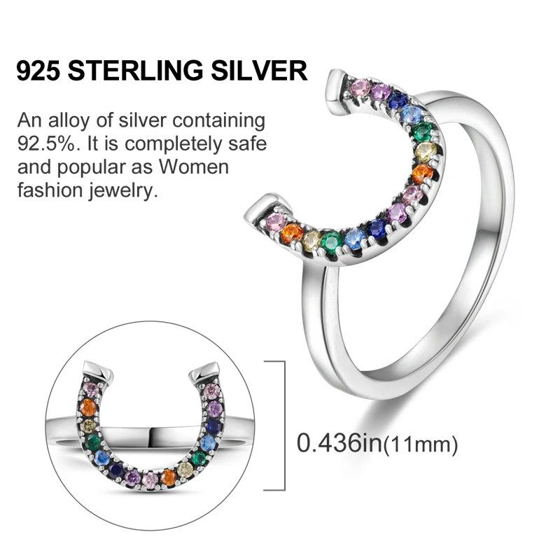 Women Silver Finger Rings for Women Original 925 Sterling Silver Cocktail Ring Geometric Cubic Zircon Heart Wedding Jewelry Women Silver Finger Rings for Women Original 925 Sterling Silver Cocktail Ring Geometric Cubic Zircon Heart Wedding Jewelry