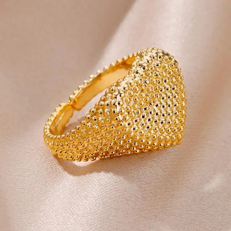 Ring for Women Stainless Steel Angel Feather Gold Color Rings Female Vintage Jewelry Finger Accessories Free Shipping Anillos