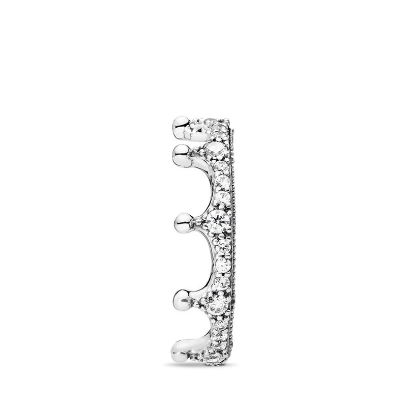 Authentic 925 Sterling Silver Princess Tiara Crown Sparkling Love Heart ,CZ Rings for Women Engagement Jewelry Anniversary Authentic 925 Sterling Silver Princess Tiara Crown Sparkling Love Heart ,CZ Rings for Women Engagement Jewelry Anniversary